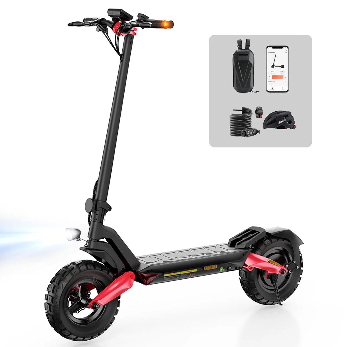 iScooter 1200W T8 Offroad E-Scooter Mit Straßenzulassung (ABE/eKFV)